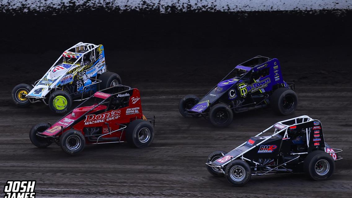 Tri-State Speedway (Haubstadt, IN) – USAC AMSOIL Sprint Car National Championship – Spring Showdown – May 10th, 2025. (Josh James Artwork)