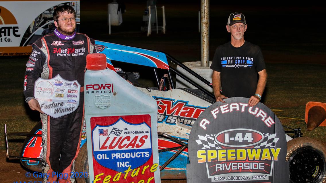 Andrew Felker Steals Second Victory of the Year with POWRi Lucas Oil West Midget League