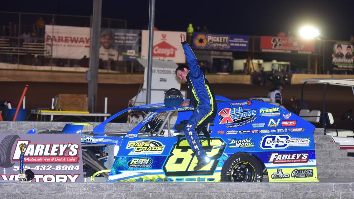 McBirnie Wins a Shootout; Brown, Harris, Gustin, and Knutson Claim Car Wars at Boone