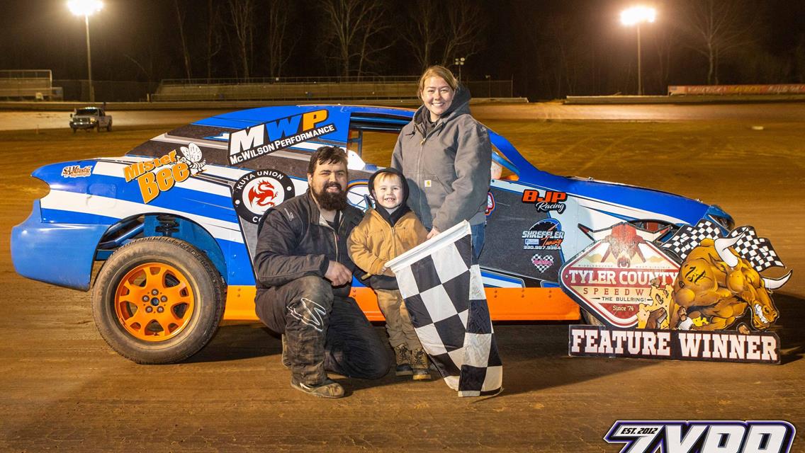 FOUR DIFFERENT STATES GRACE WINNERS CIRCLE ON OPENING NIGHT AT TYLER COUNTY SPEEDWAY