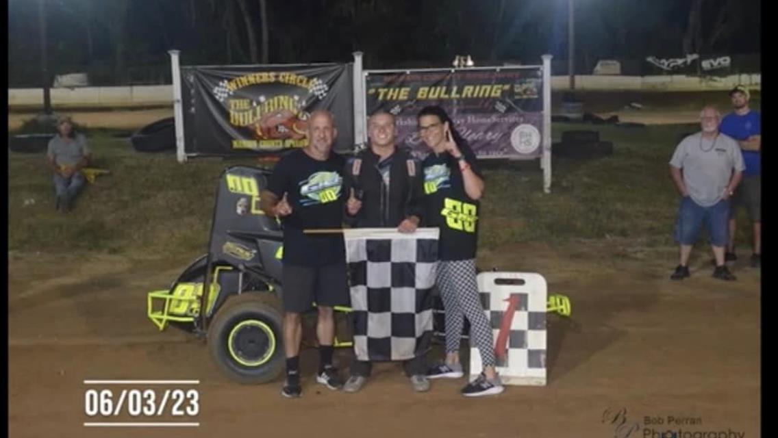 A Rain Out At Volusia Speedway Results In An Unexpected Win In A Micro For Bryce At The Bullring!