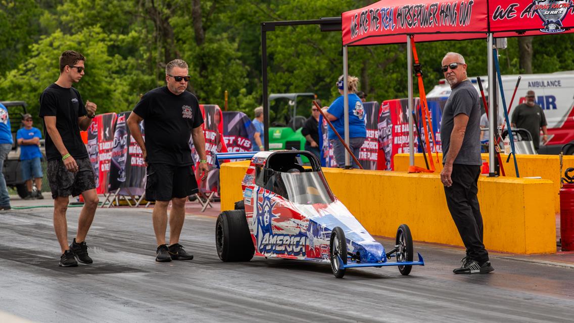 Keith Haney Racing overcomes throttle linkage and line-lock wire breakage on his way to the Semi-Finals