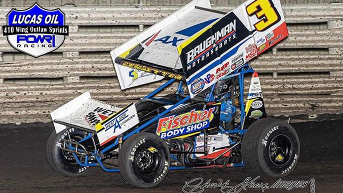 Ayrton Gennetten Aims for POWRi 410 Wing Outlaw Sprint League Wins