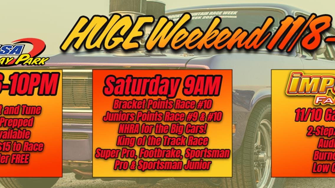 Huge Weekend for Tulsa Raceway Park!