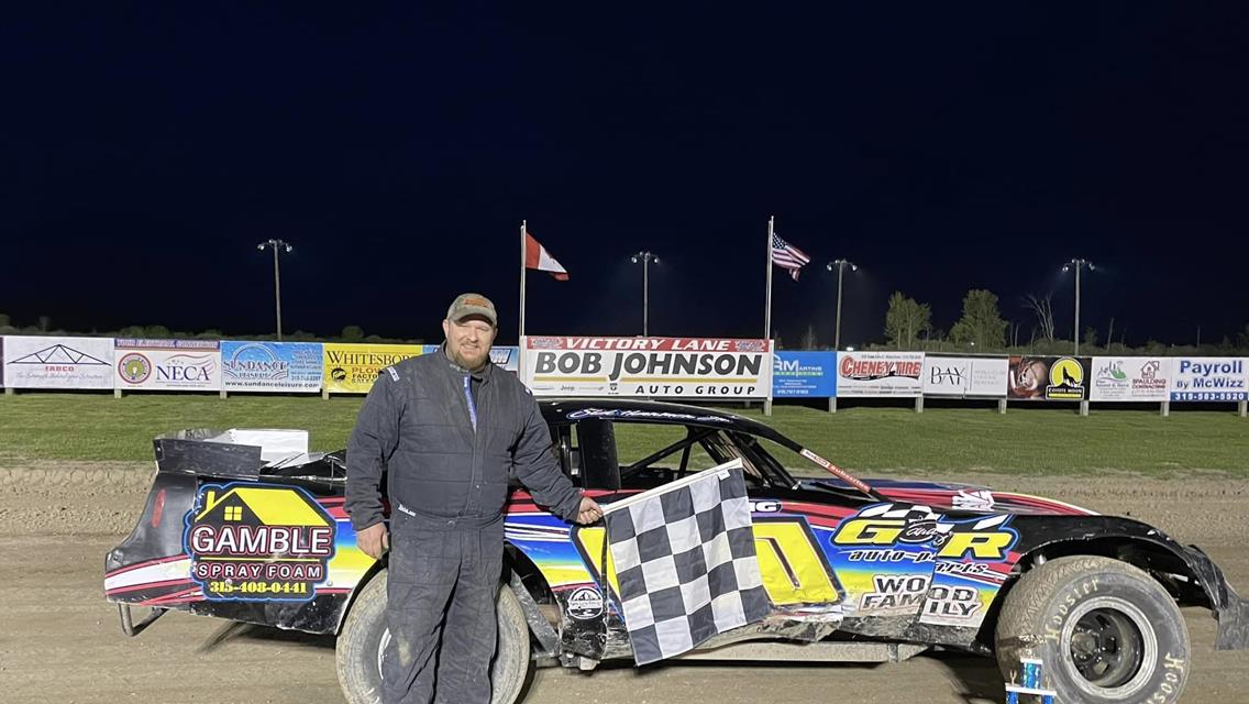 Late Caution Propels Fuller to Can Am Speedway Victory Lane