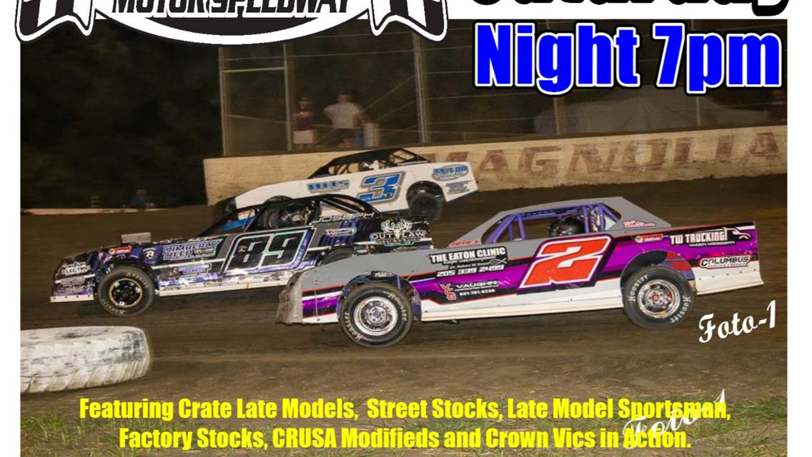 Racing at The MAG Saturday, August 23rd