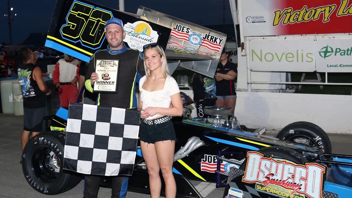 Cliff Capitalizes for First J&amp;S Paving 350 Super Victory of 2023