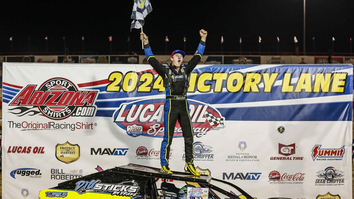 Smith scores first Lucas Oil Speedway win as Sheets captures first half of B-Mod Twin 20s