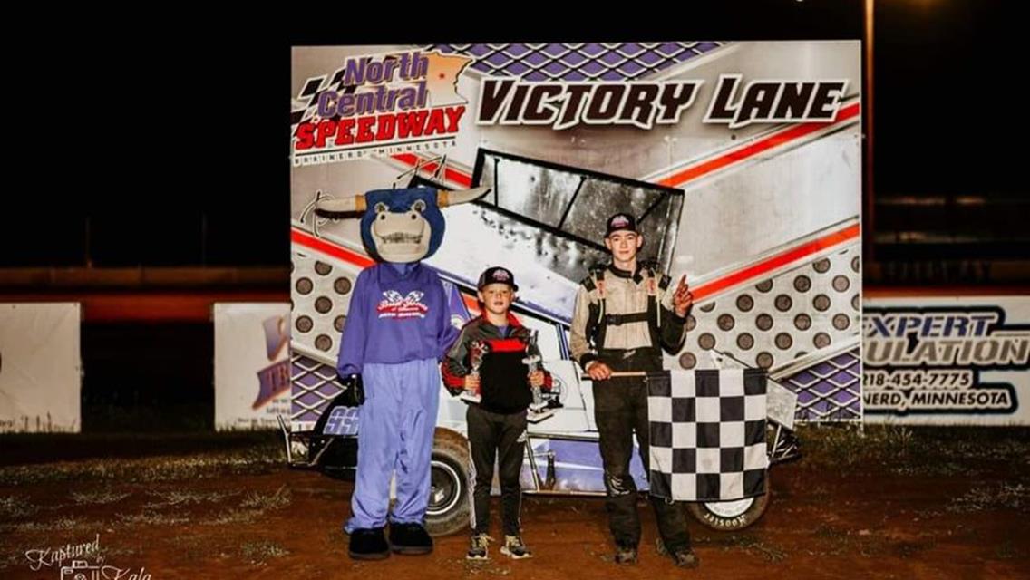 Mason Suebert on picks up your first win of the season at North Central Speedway.