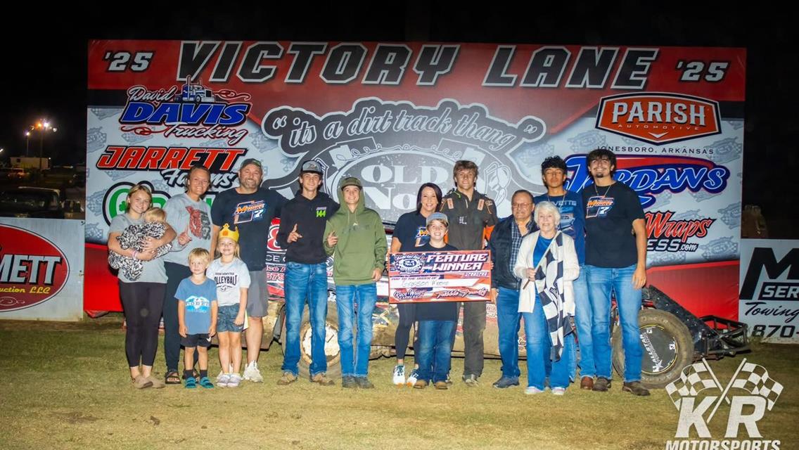 Grayson Moore went to victory lane at Old No. 1 Speedway on Saturday, September 27.