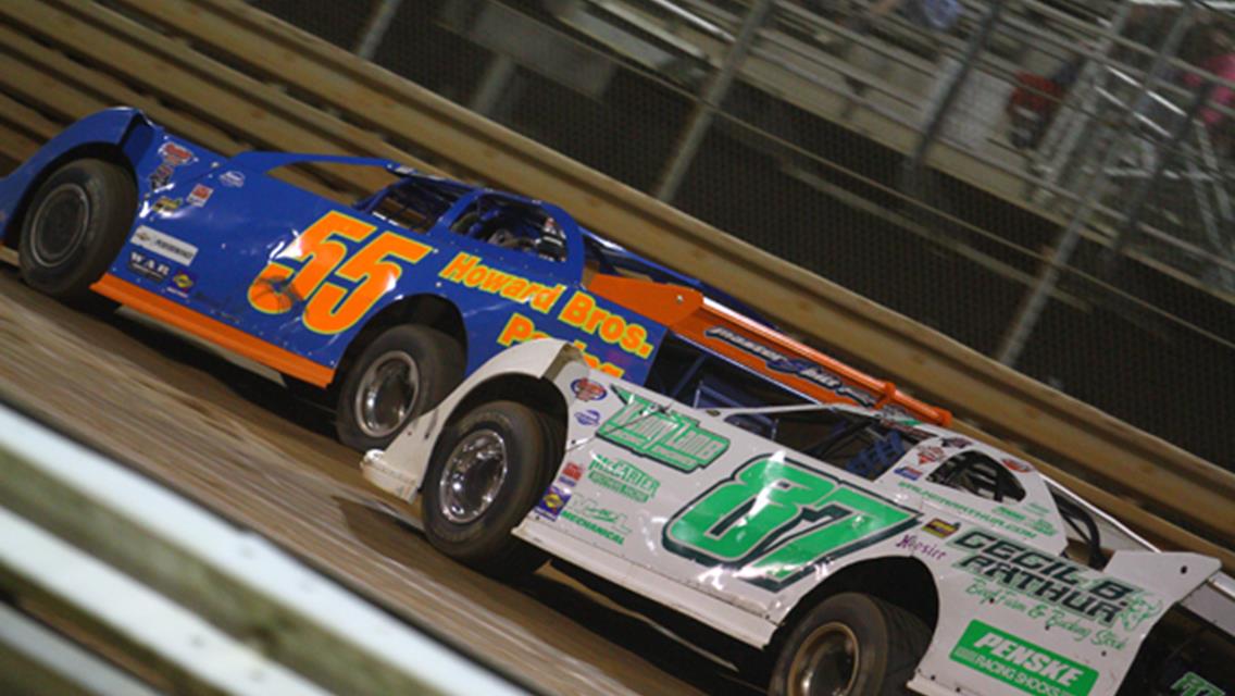 DUNCAN HOLDS OFF ARTHUR FOR CAREER FIRST AARON&#39;S PRO LATE MODEL WIN; J. WILLIAMS, QUADE, ADKINS AND GIVENS ALSO WIN