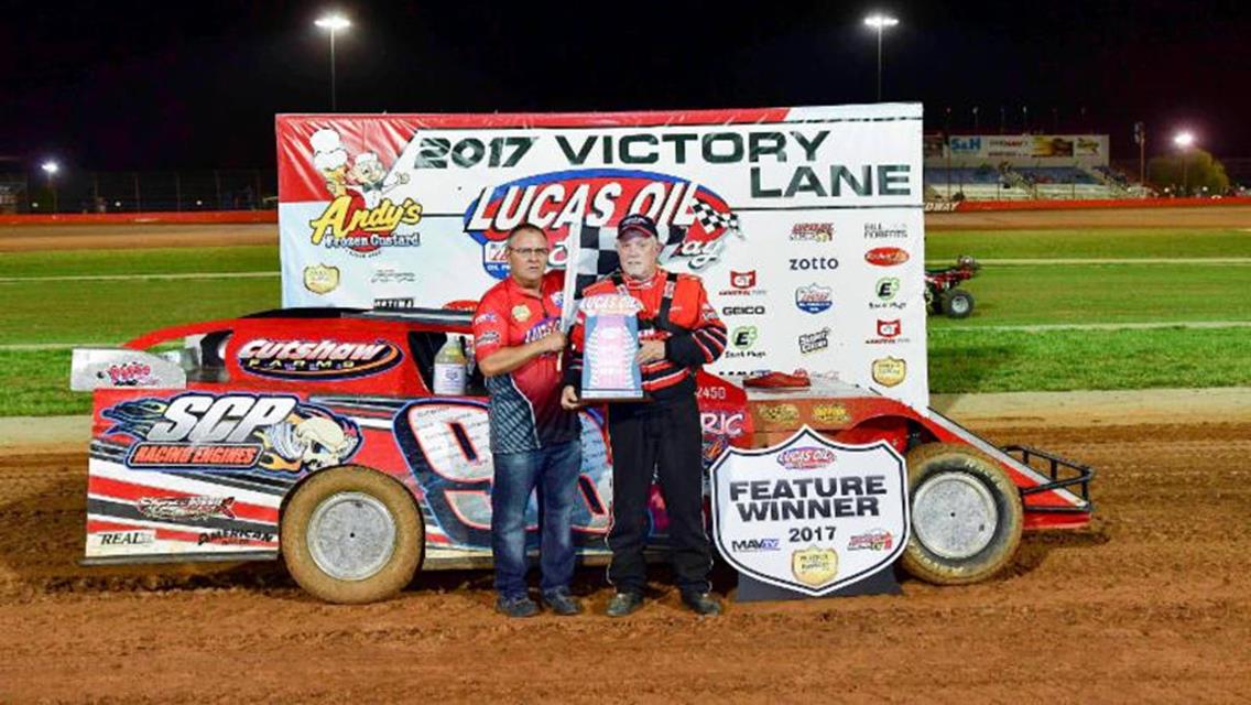 Cutshaw, Marrant, Ott, Jackson prevail at Lucas Oil Speedway