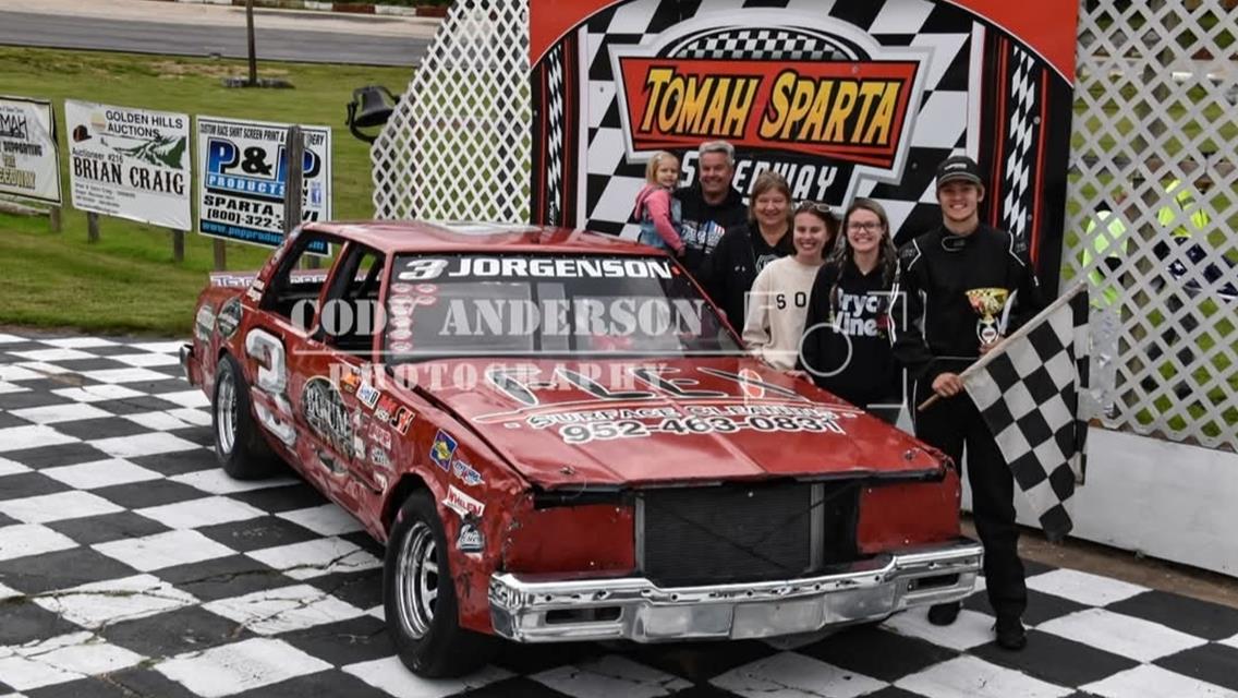 JORGENSON PUTS IN AN IMPRESSIVE DRIVE TO CAPTURE HOBBYFEST VI AT TOMAH SPARTA SPEEDWAY