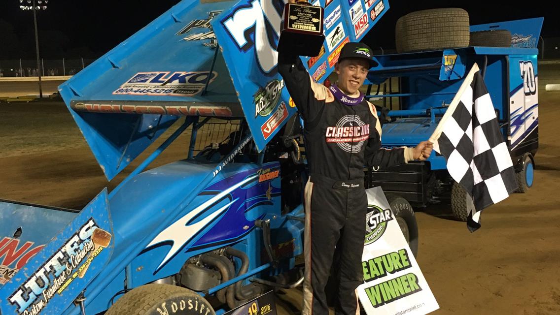 Former track regular Danny Holtgraver wins $10,000 in All Star Sprints; Jim Rasey ends 5-year winless drought in Big-Block Mods &amp; becomes 1st repeat &quot;