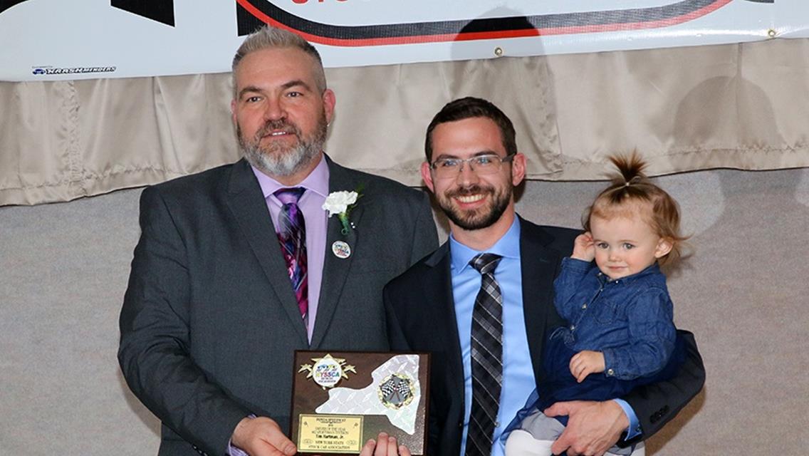FONDA DRIVERS TAKE HOME SOME HARDWARE FROM THE NEW YORK STATE STOCK CAR ASSOCIATION (NYSSCA) AWARDS BANQUET