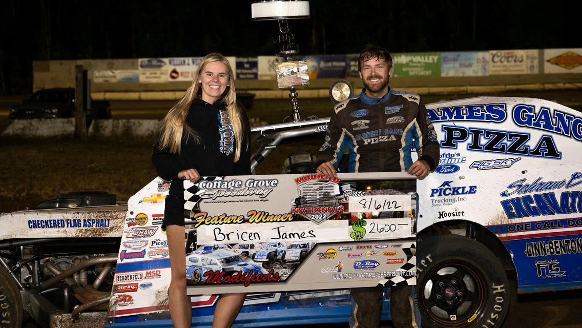 Bricen James Wins Mark Howard Memorial Modified Nationals Finale; M. Sanders And Toll Also Get CGS Wins