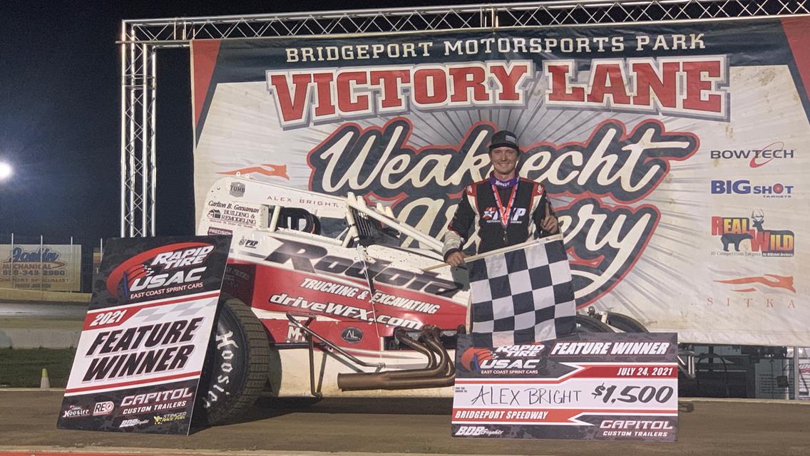 Bright Battles to First Career Bridgeport USAC Victory