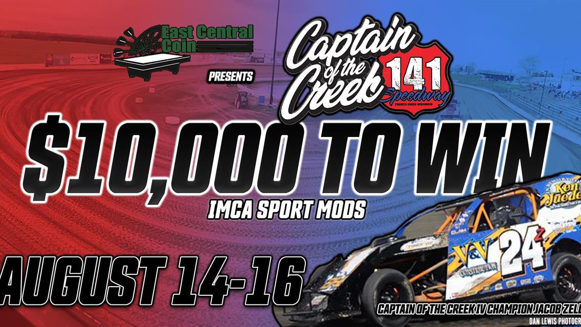 Fast Facts &amp; Registration Available for Captain of the Creek V | $10,000 to Win IMCA Sport Mods