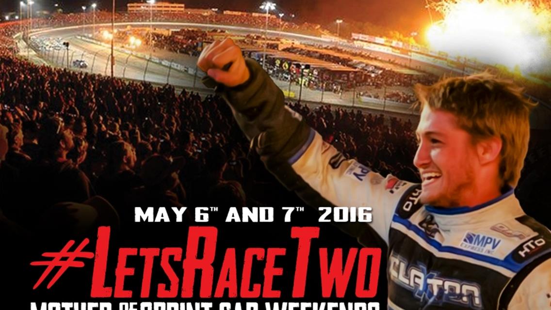USAC Sprints at Eldora May 6-7 For #LetsRaceTwo; Bacon Annexes Montpelier Debut