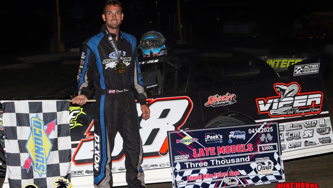 Ocala Speedway (Ocala, FL) – Mike Peters Open – April 12th, 2025. (Mike Horne Photo)