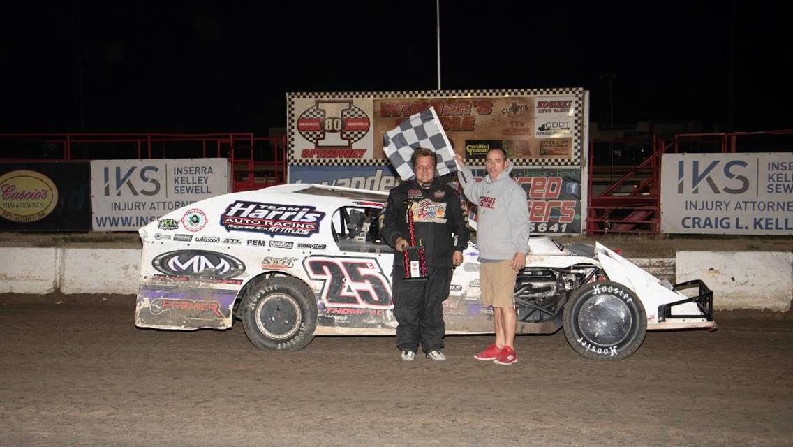 Thompson Tops I-80 Speedway Action; Wins Again at Park Jefferson