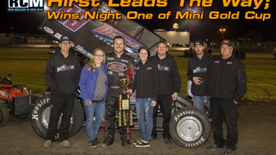 Hirst Leads The Way; Wins Night One of Mini Gold Cup