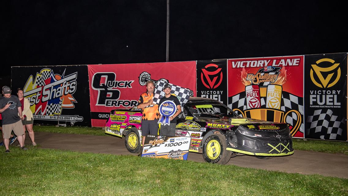 Thursday Night Thunder Fair wins to Rust, Murty, Kuehl, Filloon, Brown, and Grady