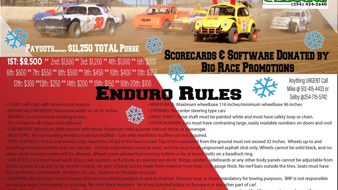 Big Chill 250 Enduro date set for February 13, 2021