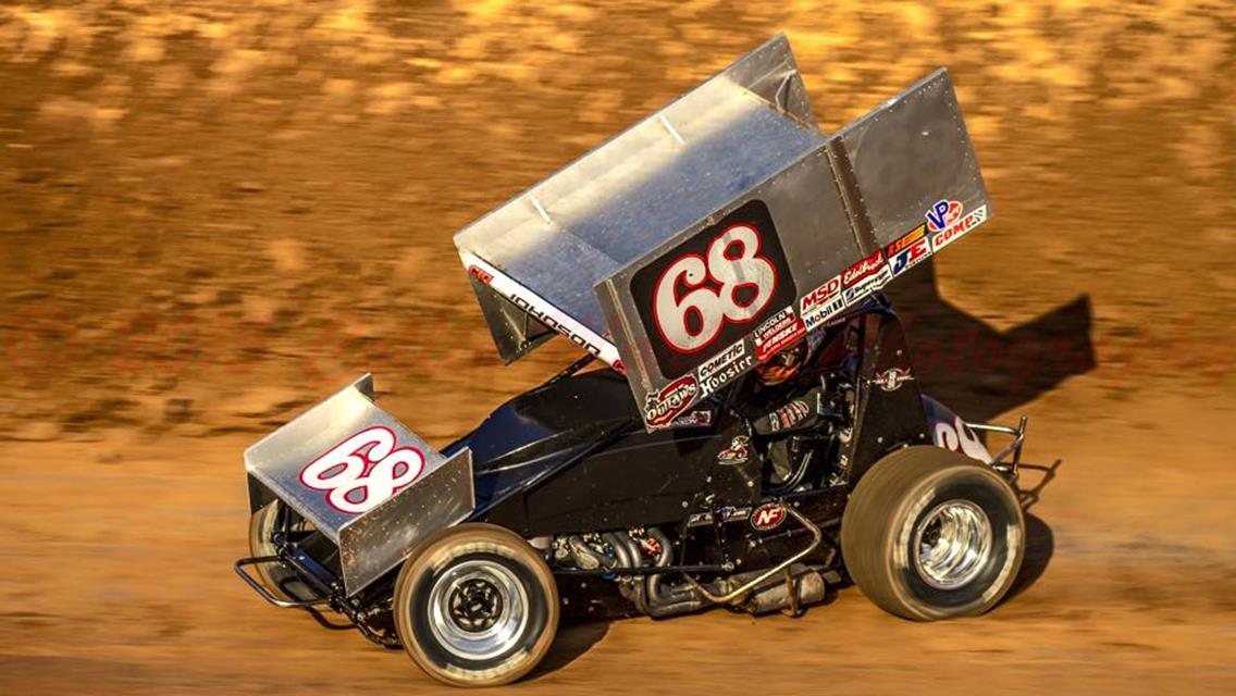 Johnson Posts Ninth-Place Result with King of the West at Keller Auto Speedway