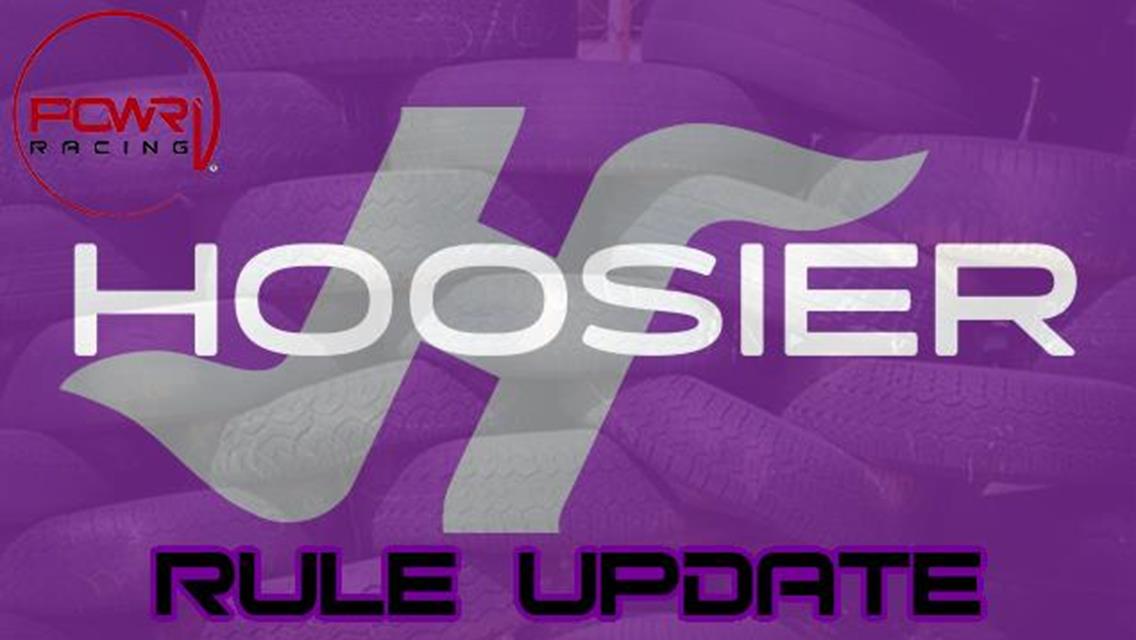 POWRi Hoosier Tire Rule Update