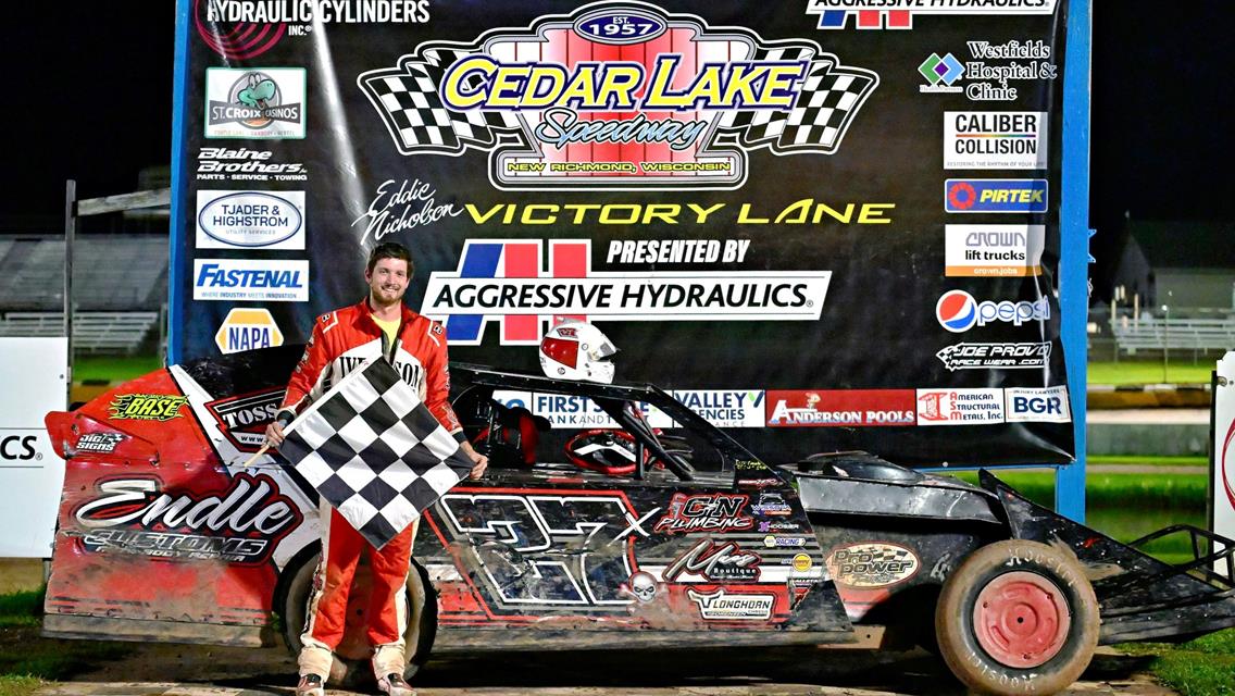 Calvin Iverson earns track championship at Cedar Lake Speedway