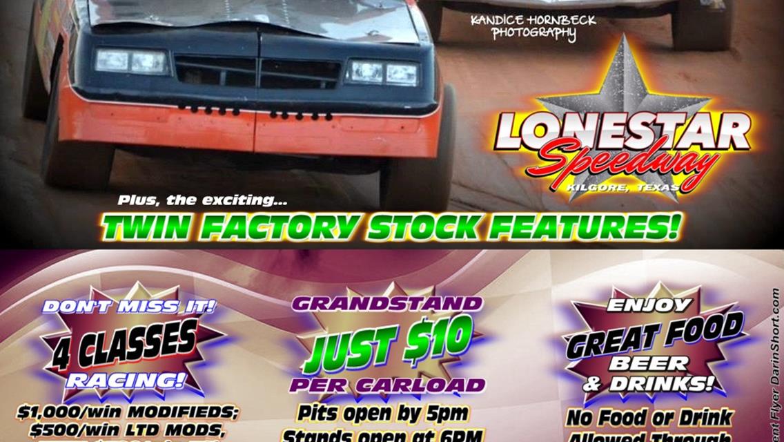 AUG. 6 LoneStar has it all: TWIN FEATURES &amp; 6th Annual $10 CARLOAD NIGHT!