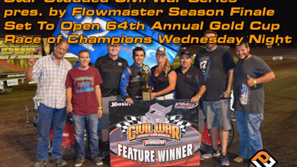 Star Studded Civil War Series pres. by Flowmaster Season Finale Set To Open 64th Annual Gold Cup Race of Champions Wednesday Night