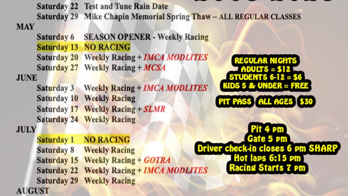 Junction Motor Speedway on MyRacePass