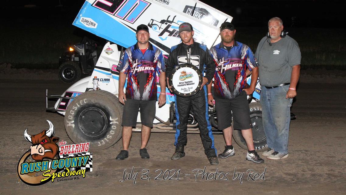 Ty Williams Triumphs Battle at Rush County Speedway with United Rebel Sprint Series