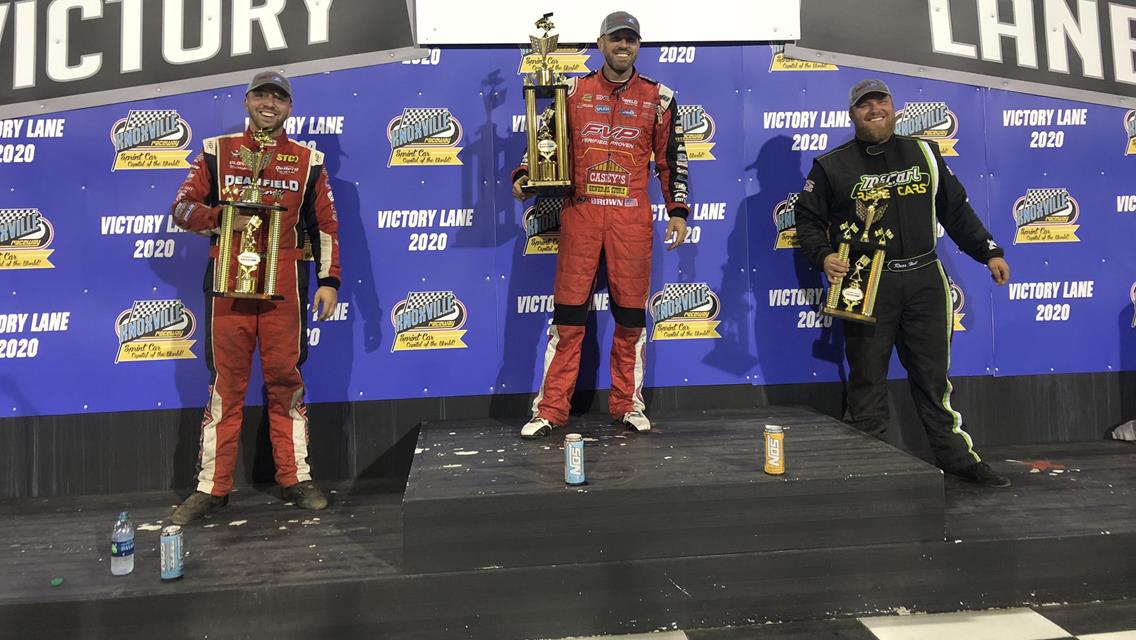 Brian Brown Earns 50th Win at Knoxville Raceway and Hard Charger Award at 81 Speedway