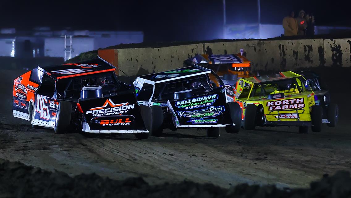 Farmer City Raceway (Farmer City, IL) – MARS Modified Championship Series – Illini 100 – April 11th-12th, 2025. (Josh James Artwork)