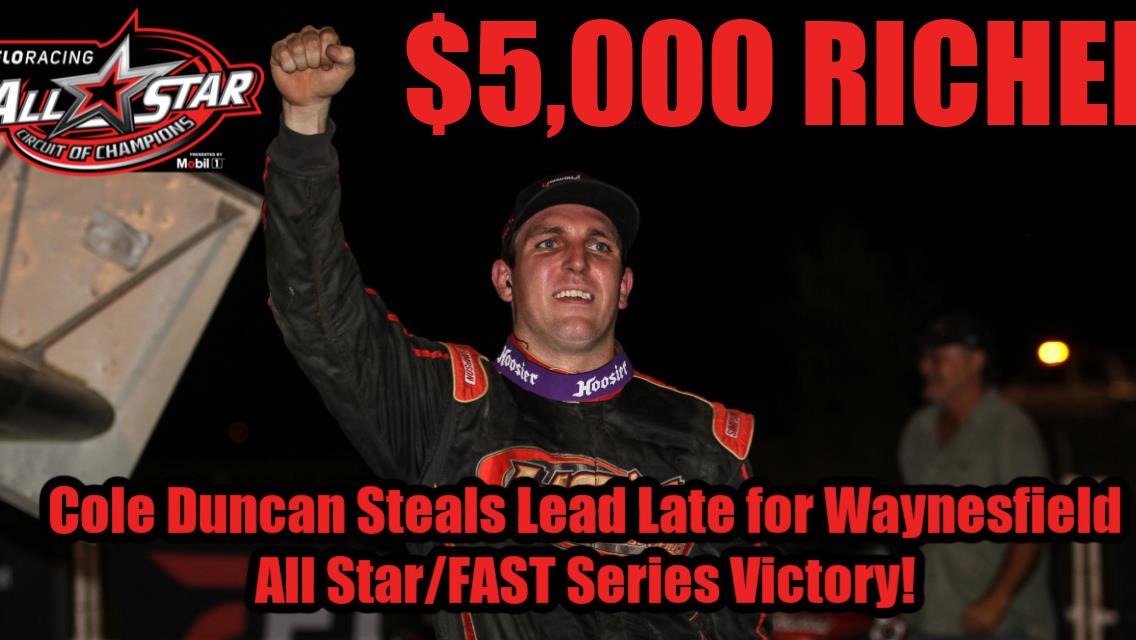 Cole Duncan steals lead late for Waynesfield All Star/FAST Series victory