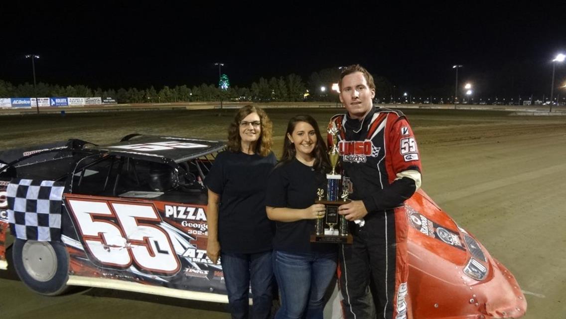 DONALD LINGO, JR LEADS FLAG TO FLAG IN LATE MODEL ELIMINATOR