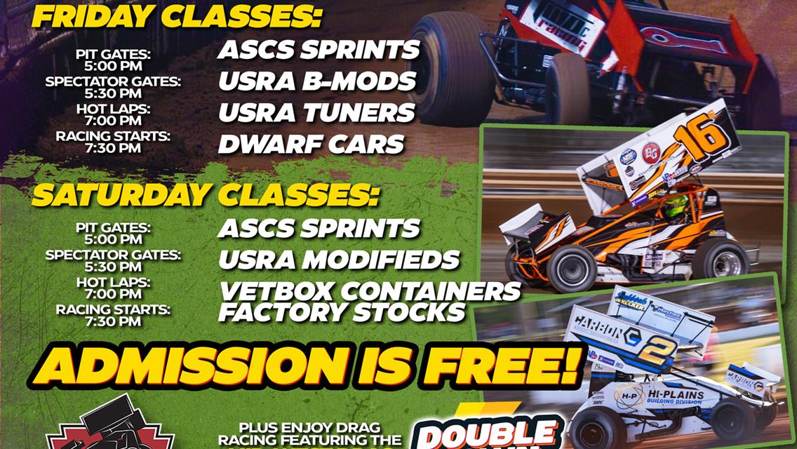 Two Tracks. One Epic Weekend! “Throwdown in T-Town” &amp; “Dirt Down in T-Town” combine for Two Nights of Non-Stop Action!