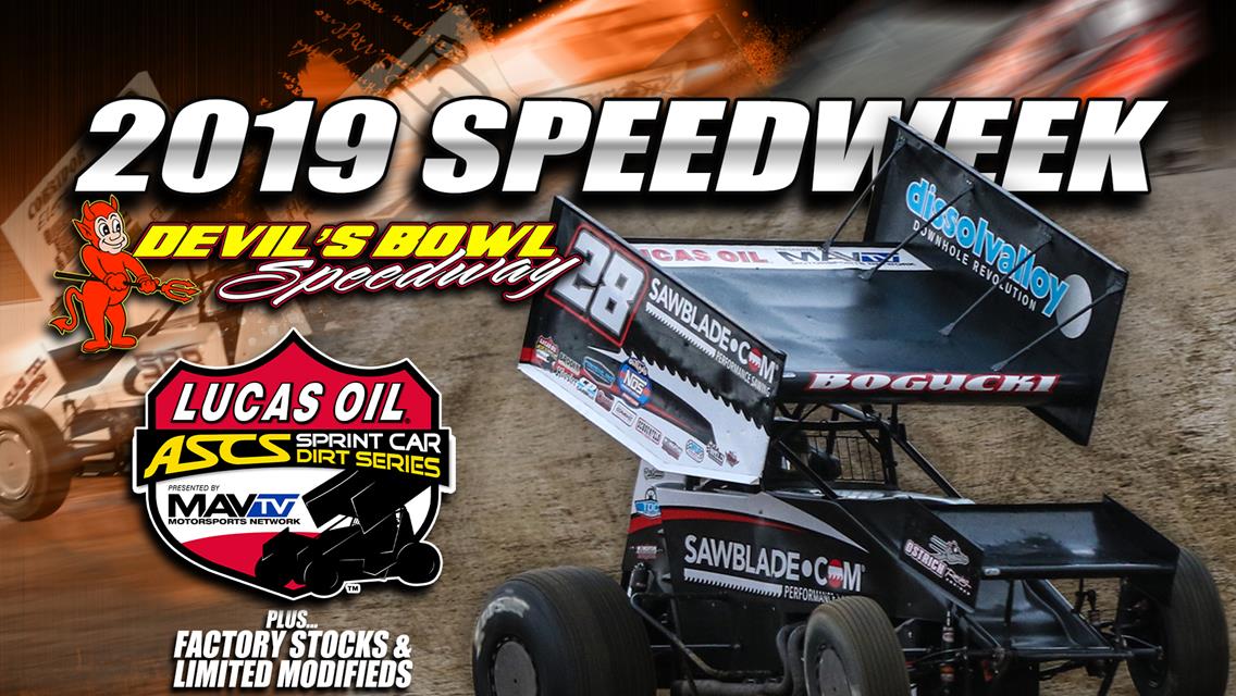 ASCS Speedweek Continues Tuesday At Devil&#39;s Bowl Speedway