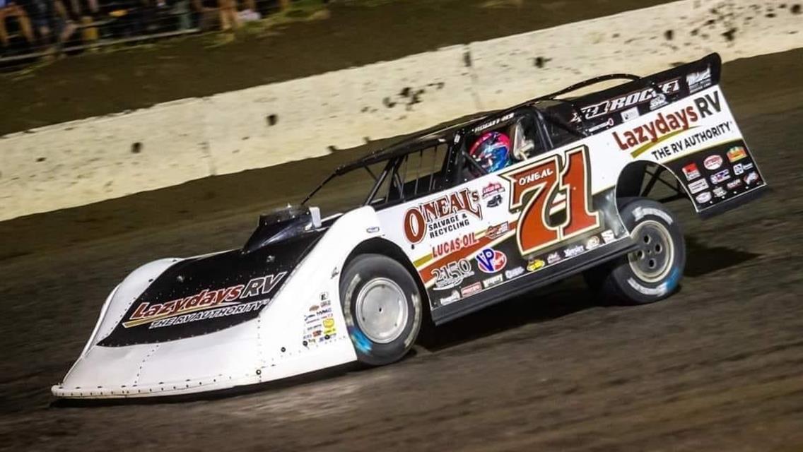 O’Neal Nips James in Valvoline Iron-Man Late Model Series Hall of Fame Classic at Brownstown Speedway