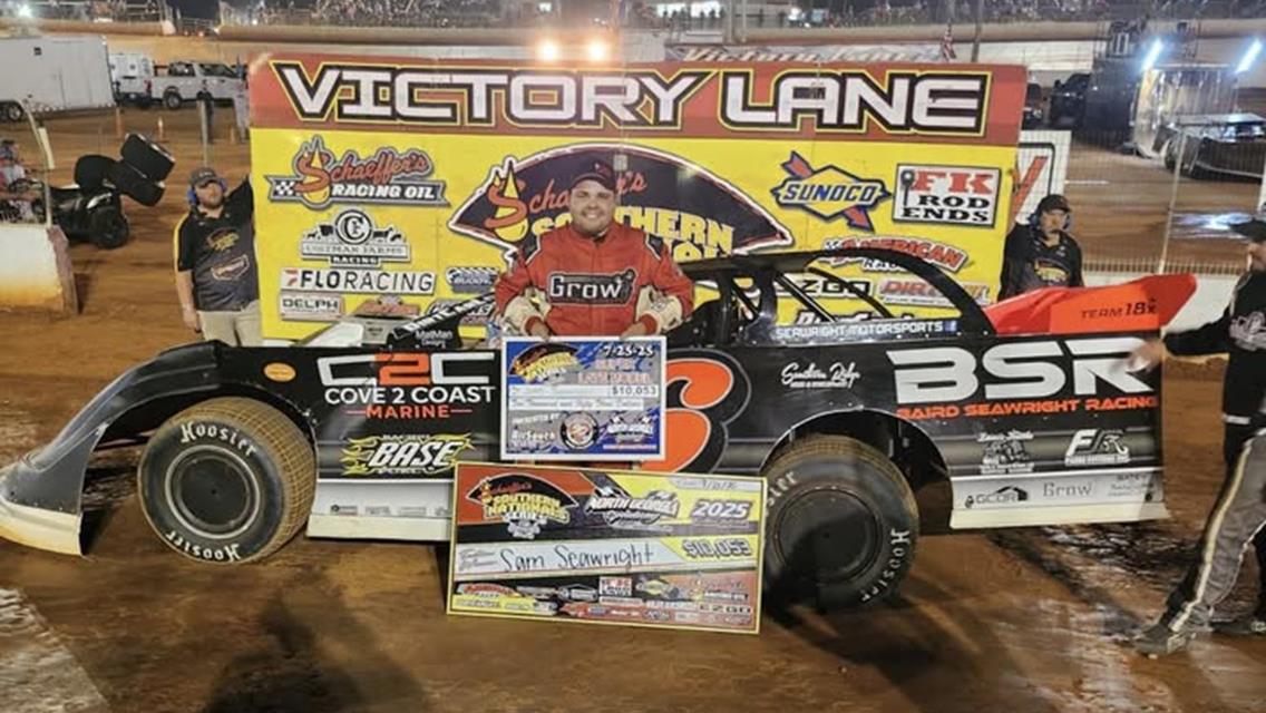 Sam Seawright Secures Second Career Schaeffer’s Oil Southern Nationals Series Win at North Georgia Speedway