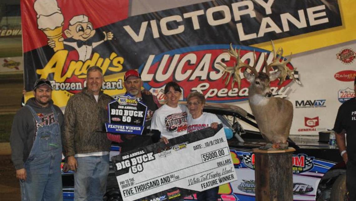 Lucas Oil Speedway Big Buck 50 victor Tim Brown cashes in during Whitetail Trophy Hunt