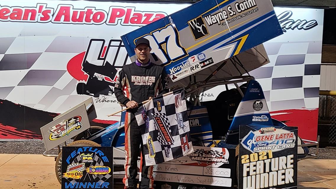 Krimes Rides New X-1 Chassis to Second Win of the Season at Lincoln Speedway