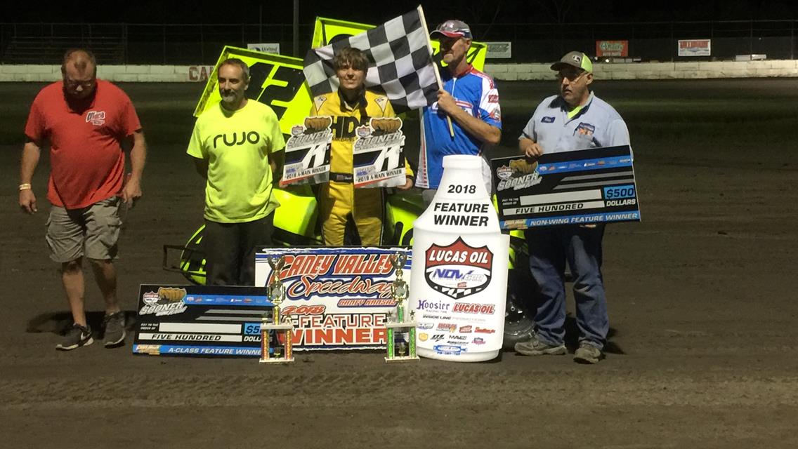 Davis Doubles Up and Mahaffey Returns to Victory Lane During Opening Night of Lucas Oil NOW600 Series Sooner 600 Week