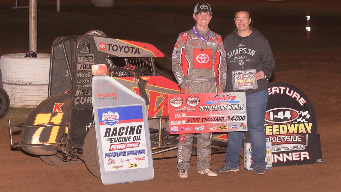 Daison Pursley Perfects I-44 to Win The Seventeenth Annual Charlene Meents Memorial