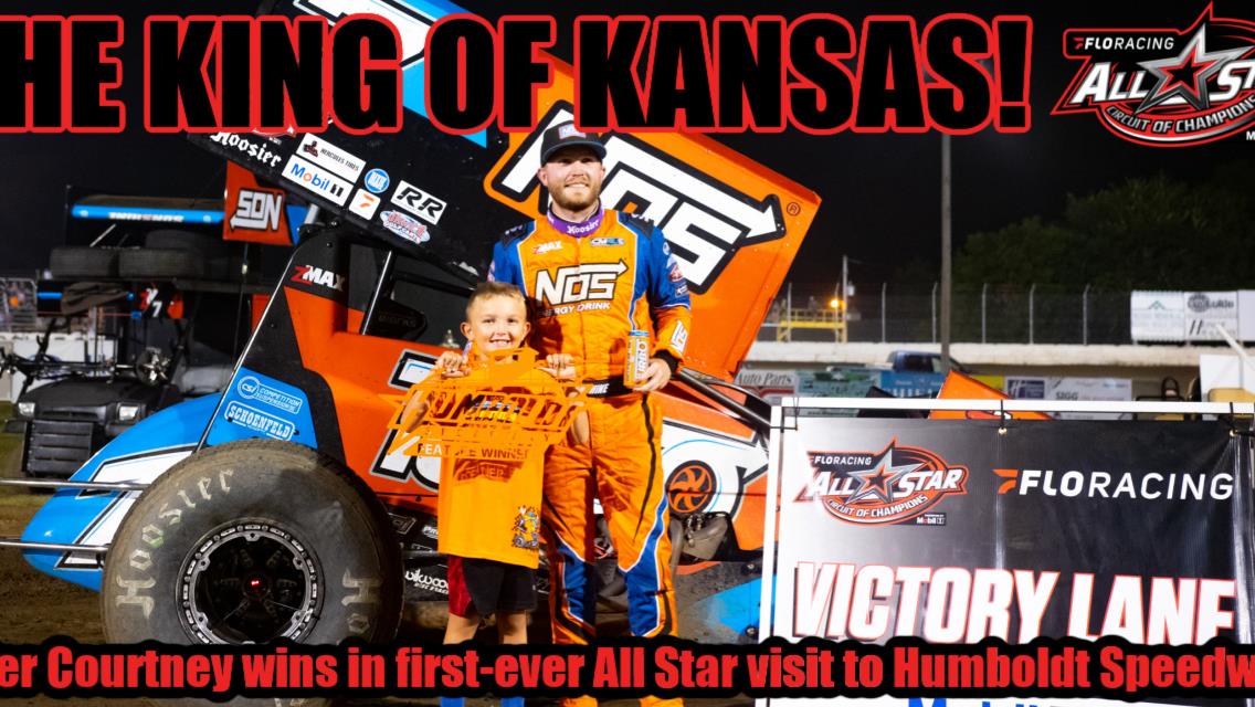 Tyler Courtney wins in first-ever All Star visit to Humboldt Speedway