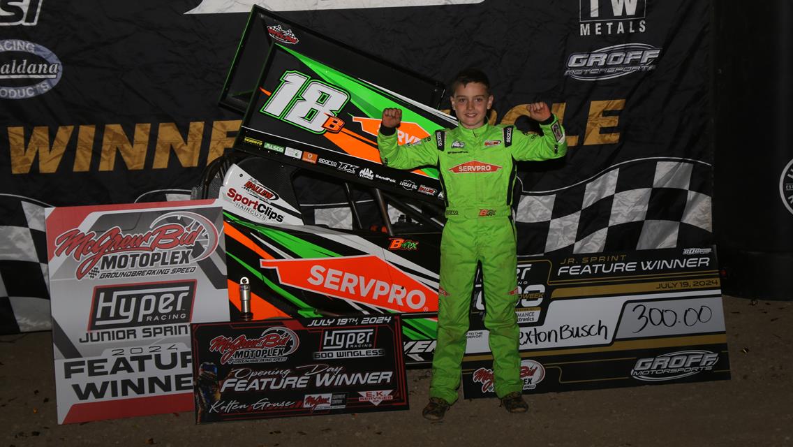 Brexton Busch-Hyper Junior Sprint Winner