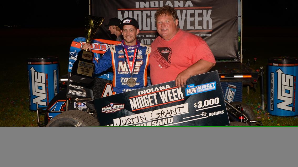 GRANT GETS REDEMPTION IN GAS CITY INDIANA MIDGET WEEK RD. 2